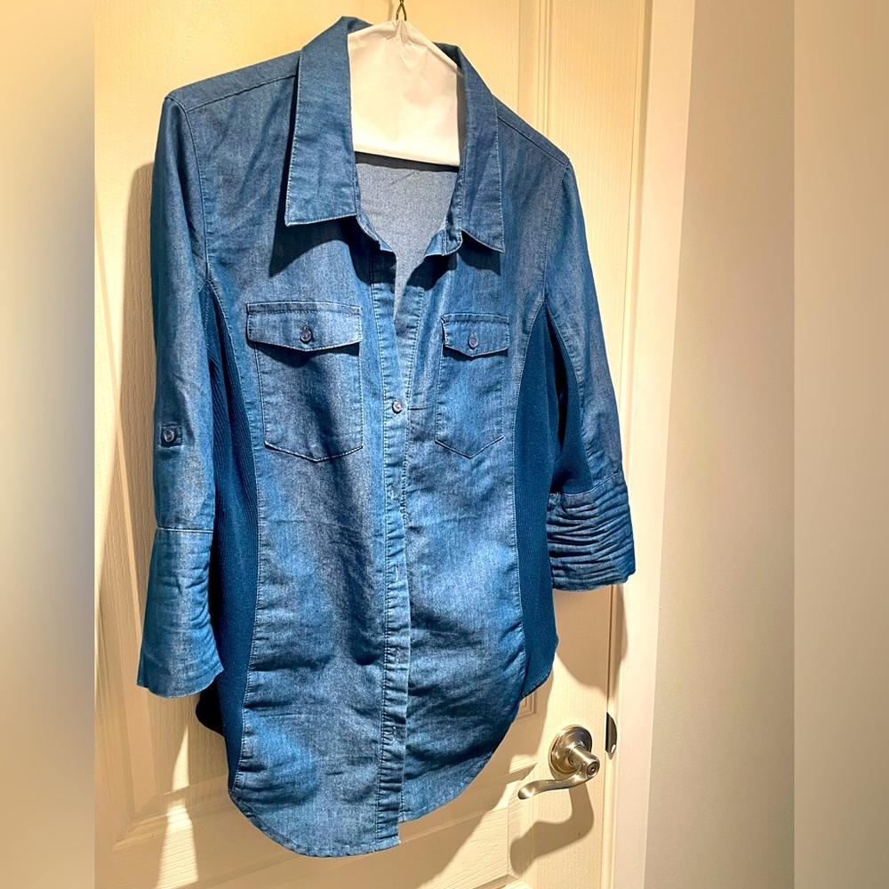 Stretch Denim Shirt